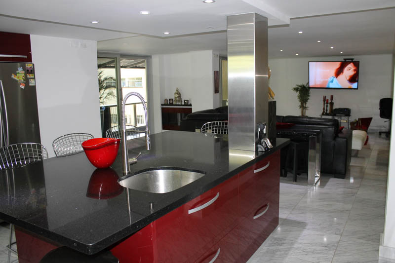 Luxury Kitchen in Medellin Apartment for Rent