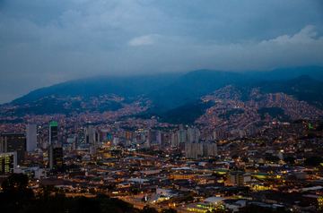 Medellin at Night - City